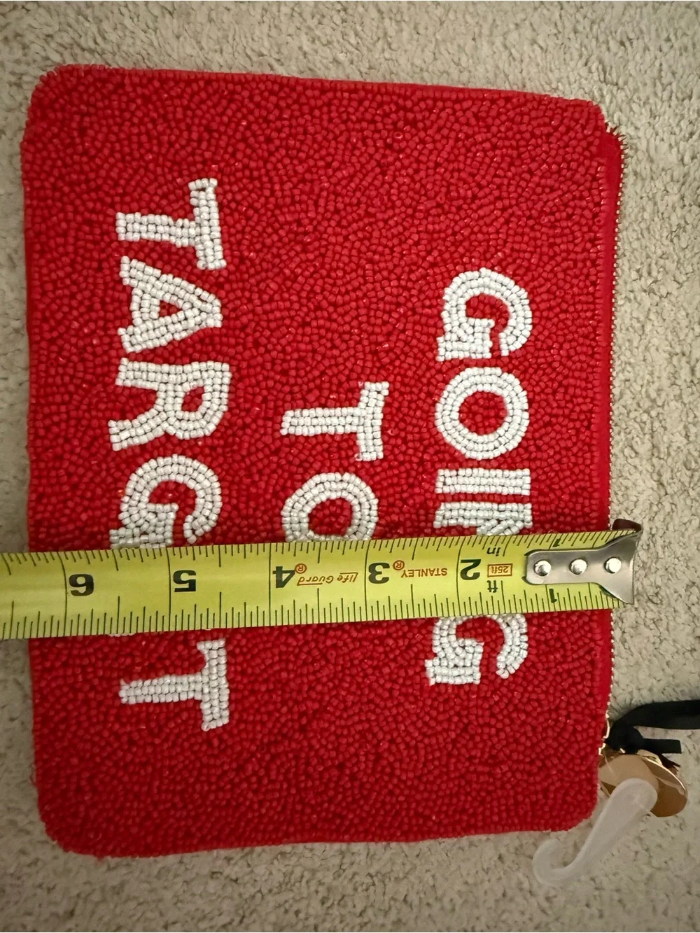 kate spade red beaded 